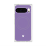 Premium Square Case with Pixelsnap［ Original - Favorite Color Heart - Purple ］