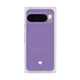 Premium Square Case with Pixelsnap［ Original - Favorite Color Heart - Purple ］