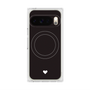 Premium Square Case with Pixelsnap［ Original - Favorite Color Heart - Black ］