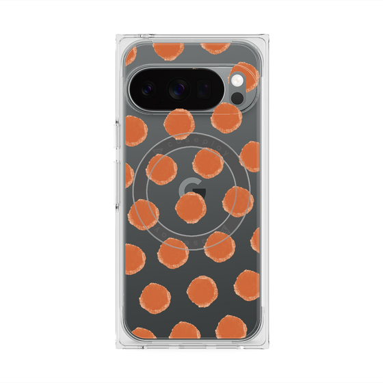 Premium Square Case with Pixelsnap［ Original - Favorite Color Polka Dots - Red ］