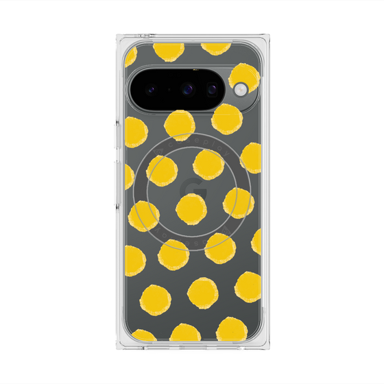 Premium Square Case with Pixelsnap［ Original - Favorite Color Polka Dots - Yellow ］