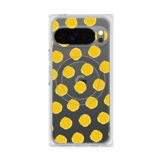 Premium Square Case with Pixelsnap［ Original - Favorite Color Polka Dots - Yellow ］