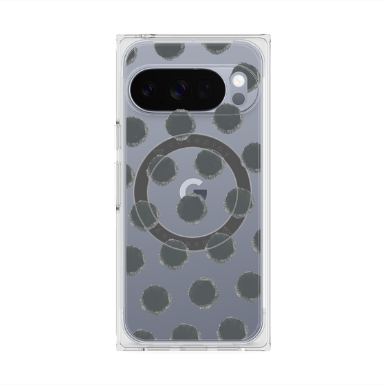 Premium Square Case with Pixelsnap［ Original - Favorite Color Polka Dots - Black ］