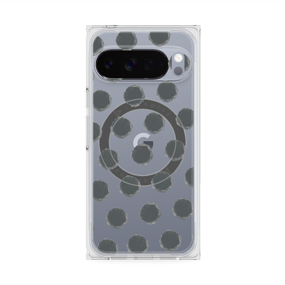 Premium Square Case with Pixelsnap［ Original - Favorite Color Polka Dots - Black ］