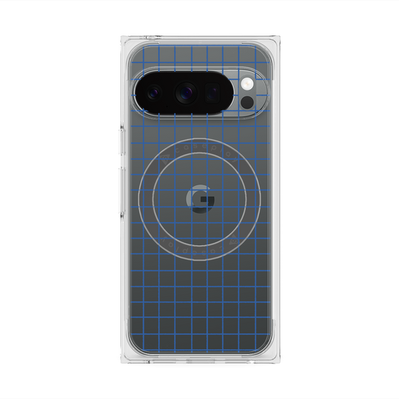Premium Square Case with Pixelsnap［ Original - Favorite Color Check - Blue ］