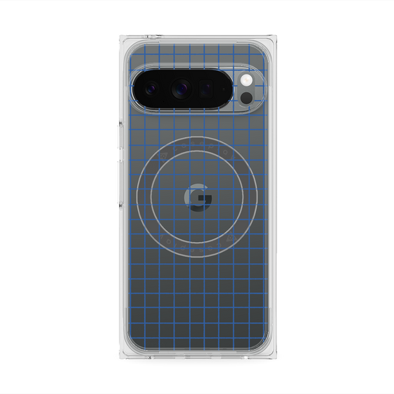 Premium Square Case with Pixelsnap［ Original - Favorite Color Check - Blue ］