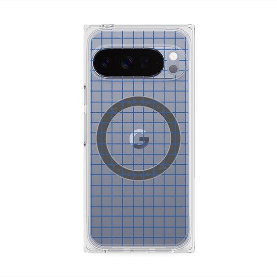 Premium Square Case with Pixelsnap［ Original - Favorite Color Check - Blue ］