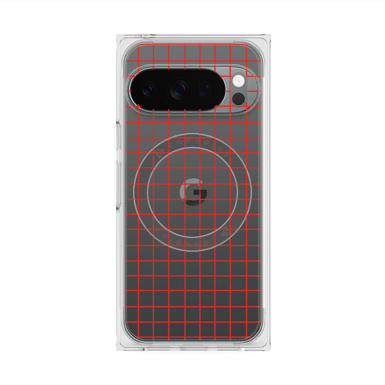 Premium Square Case with Pixelsnap［ Original - Favorite Color Check - Red ］