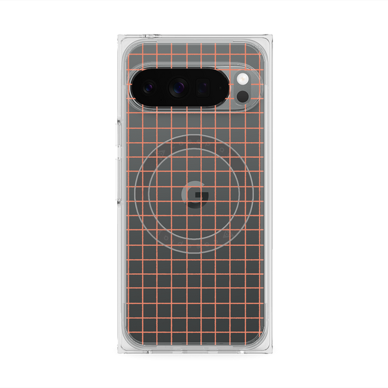 Premium Square Case with Pixelsnap［ Original - Favorite Color Check - Orange ］