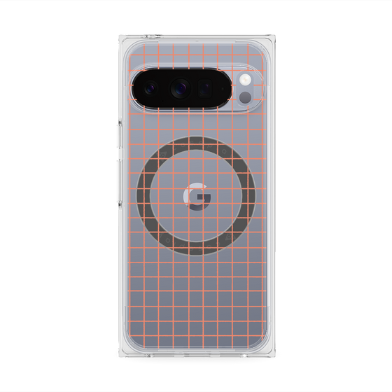 Premium Square Case with Pixelsnap［ Original - Favorite Color Check - Orange ］