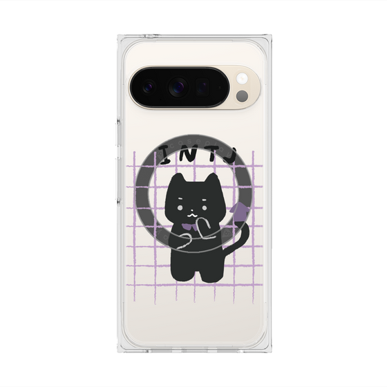 Premium Square Case with Pixelsnap［ Original - INTJ Architect - Character ］