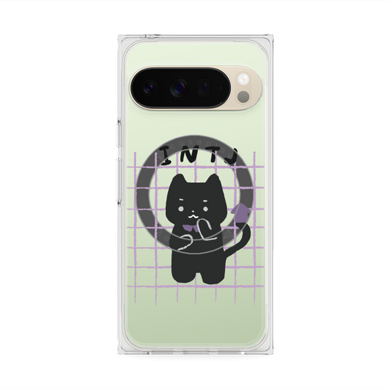 Premium Square Case with Pixelsnap［ Original - INTJ Architect - Character ］