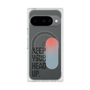 Premium Square Case with Pixelsnap［ Original - Dot Overlay - KEEP YOUR HEAD UP/A ］