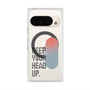 Premium Square Case with Pixelsnap［ Original - Dot Overlay - KEEP YOUR HEAD UP/A ］