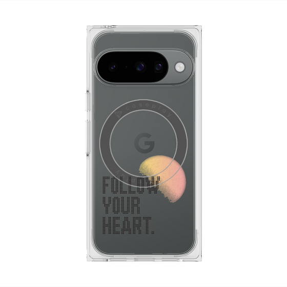 Premium Square Case with Pixelsnap［ Original - Dot Overlay - FOLLOW YOUR HEART/A ］