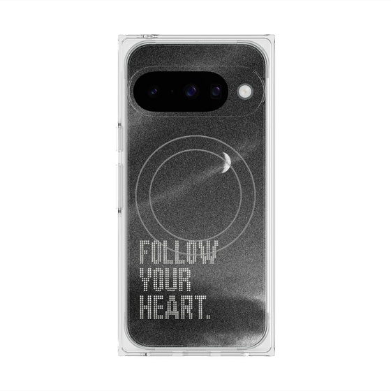 Premium Square Case with Pixelsnap［ Original - Dot Overlay - FOLLOW YOUR HEART/B ］