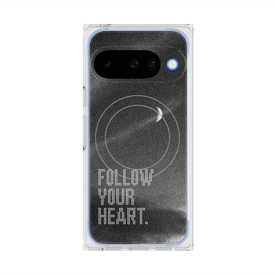 Premium Square Case with Pixelsnap［ Original - Dot Overlay - FOLLOW YOUR HEART/B ］
