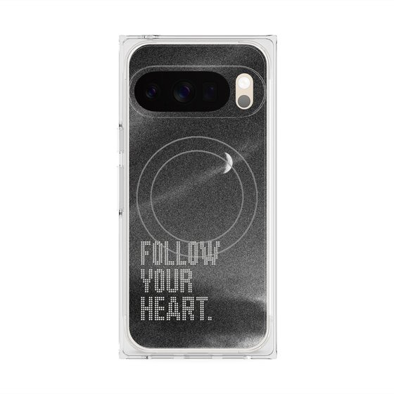 Premium Square Case with Pixelsnap［ Original - Dot Overlay - FOLLOW YOUR HEART/B ］