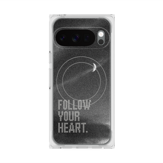 Premium Square Case with Pixelsnap［ Original - Dot Overlay - FOLLOW YOUR HEART/B ］