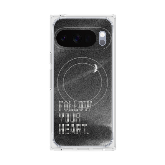 Premium Square Case with Pixelsnap［ Original - Dot Overlay - FOLLOW YOUR HEART/B ］