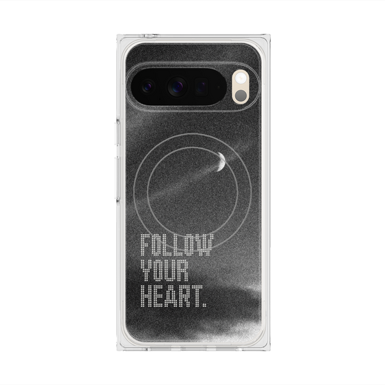 Premium Square Case with Pixelsnap［ Original - Dot Overlay - FOLLOW YOUR HEART/B ］