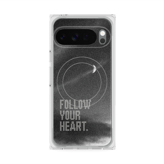 Premium Square Case with Pixelsnap［ Original - Dot Overlay - FOLLOW YOUR HEART/B ］