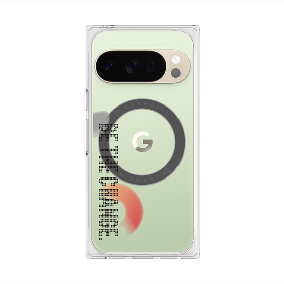 Premium Square Case with Pixelsnap［ Original - Dot Overlay - BE THE CHANGE/A ］