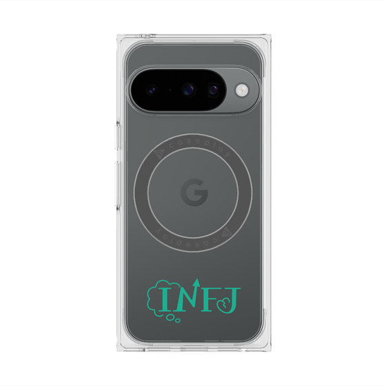 Premium Square Case with Pixelsnap［ Original - INFJ Advocate - Alphabet ］