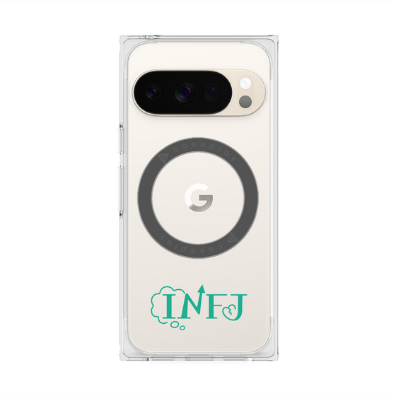 Premium Square Case with Pixelsnap［ Original - INFJ Advocate - Alphabet ］