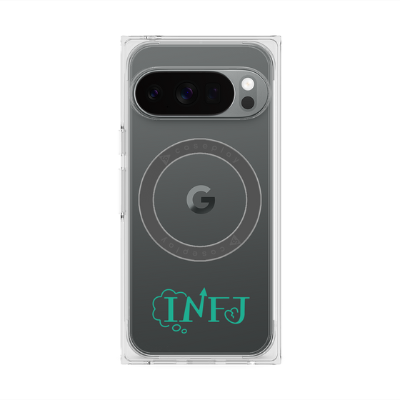 Premium Square Case with Pixelsnap［ Original - INFJ Advocate - Alphabet ］