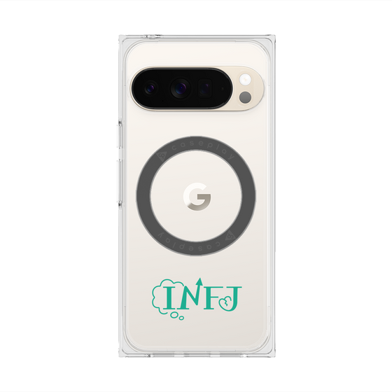 Premium Square Case with Pixelsnap［ Original - INFJ Advocate - Alphabet ］