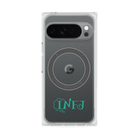 Premium Square Case with Pixelsnap［ Original - INFJ Advocate - Alphabet ］