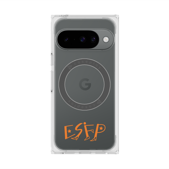Premium Square Case with Pixelsnap［ Original - ESFP Entertainer - Alphabet ］