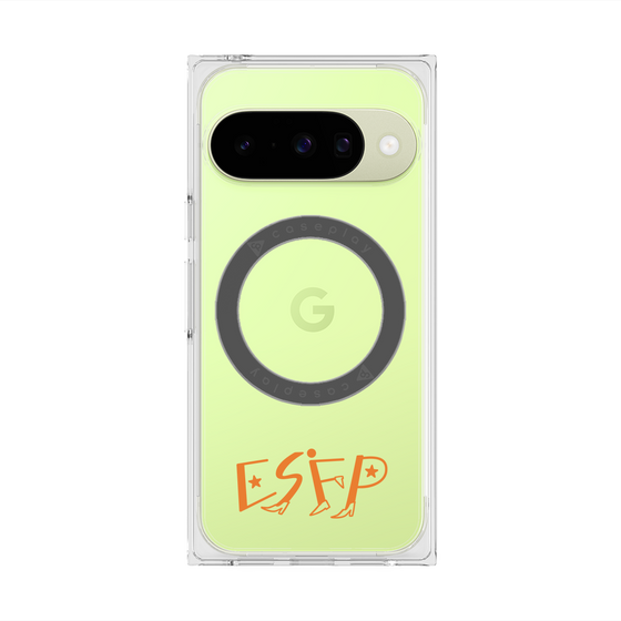 Premium Square Case with Pixelsnap［ Original - ESFP Entertainer - Alphabet ］