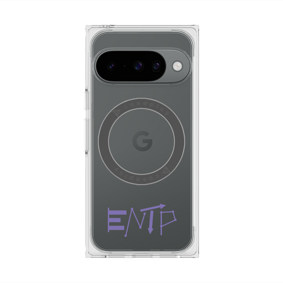 Premium Square Case with Pixelsnap［ Original - ENTP Debater - Alphabet ］