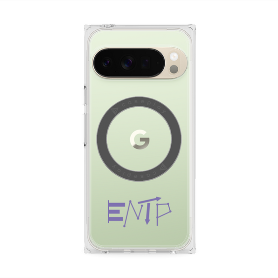 Premium Square Case with Pixelsnap［ Original - ENTP Debater - Alphabet ］