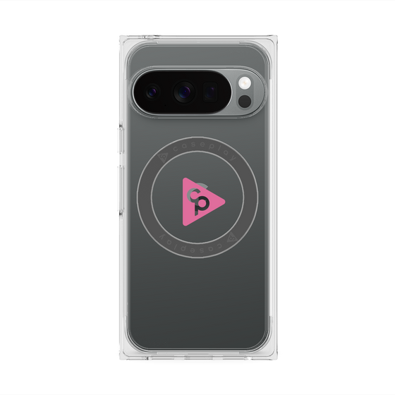 Premium Square Case with Pixelsnap［ Original - CASEPLAY Logo - Pink/C ］