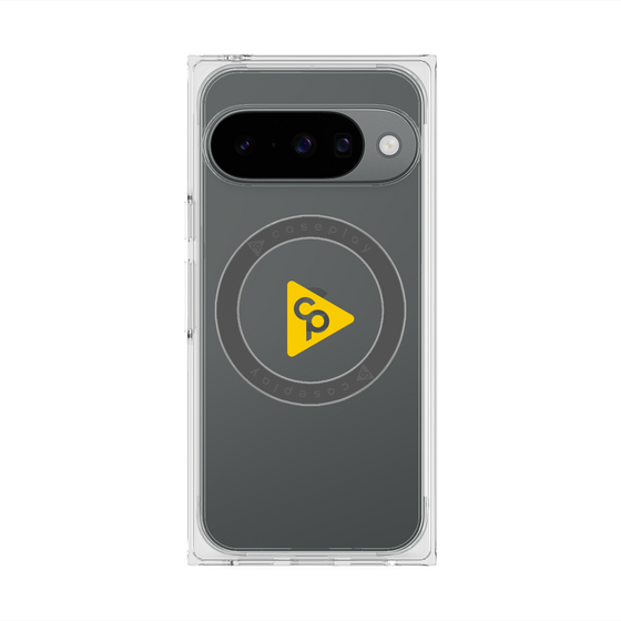Premium Square Case with Pixelsnap［ Original - CASEPLAY Logo - Yellow/C ］
