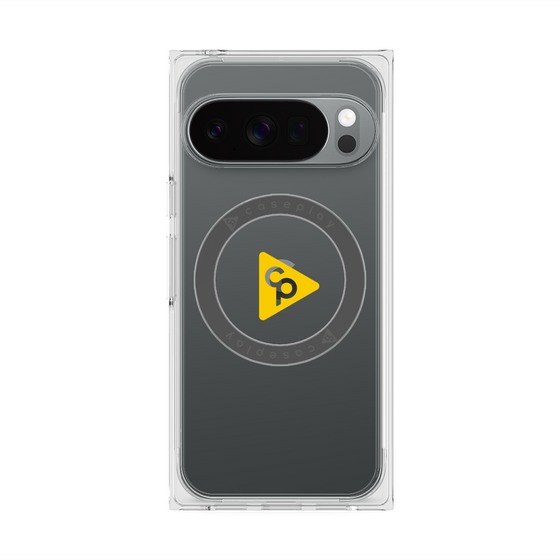 Premium Square Case with Pixelsnap［ Original - CASEPLAY Logo - Yellow/C ］
