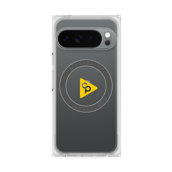 Premium Square Case with Pixelsnap［ Original - CASEPLAY Logo - Yellow/C ］