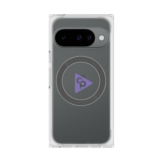 Premium Square Case with Pixelsnap［ Original - CASEPLAY Logo - Purple/C ］