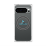 Premium Square Case with Pixelsnap［ Original - CASEPLAY Logo - Light Blue/D ］