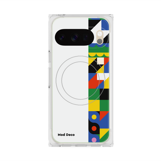 Premium Square Case with Pixelsnap［ Mod Deco - Original - Geometric pattern/B ］