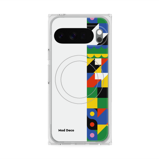 Premium Square Case with Pixelsnap［ Mod Deco - Original - Geometric pattern/B ］