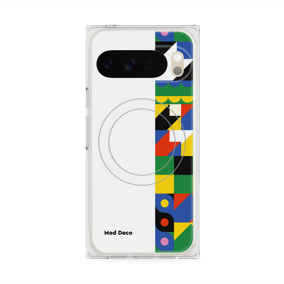Premium Square Case with Pixelsnap［ Mod Deco - Original - Geometric pattern/B ］
