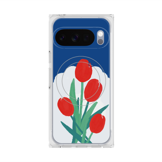 Premium Square Case with Pixelsnap［ Mod Deco - Original - Flower/A ］