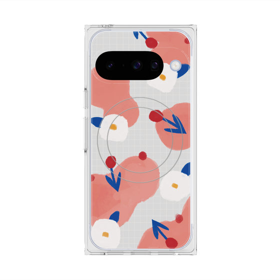 Premium Square Case with Pixelsnap［ Mod Deco - Original - Flower/C ］