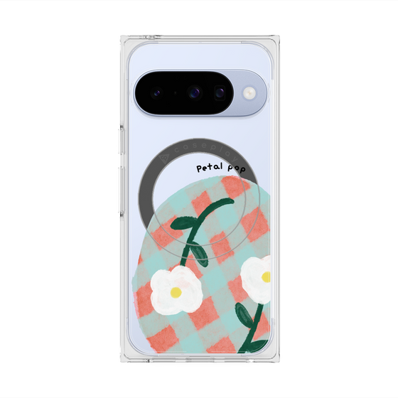 Premium Square Case with Pixelsnap［ Mod Deco - Original - Flower/D ］