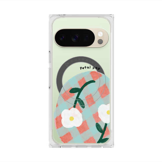 Premium Square Case with Pixelsnap［ Mod Deco - Original - Flower/D ］