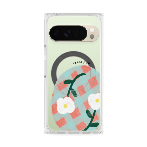 Premium Square Case with Pixelsnap［ Mod Deco - Original - Flower/D ］